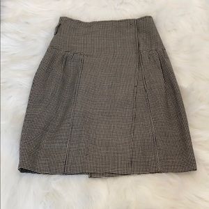 Versace Vintage Pleated Wrap Skirt. 42/Med.